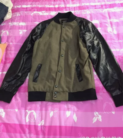 男棒球仿皮外套 感兴趣的话点“我想要”和我...