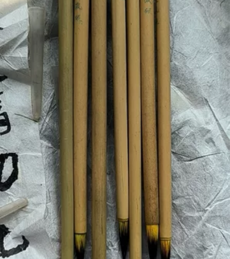 一堆毛笔特级鼠须毛笔，所见即所得，不退不换...