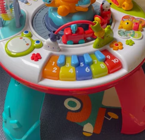 谷雨章鱼游戏桌 中英双语-灯光音乐多种玩法...