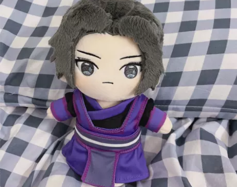 魔道道祖师动漫周边江澄20cm棉花娃娃换衣...