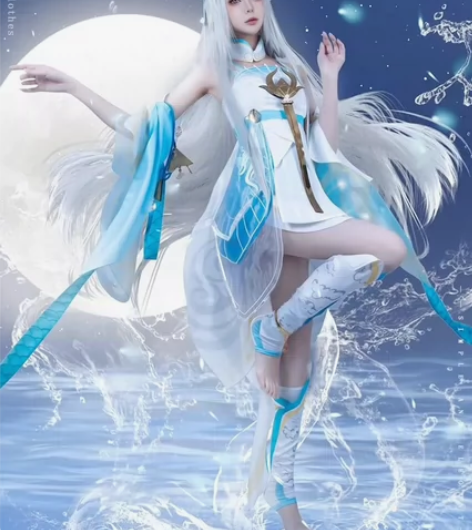 王者荣耀cosplay服装西施游龙清影co...