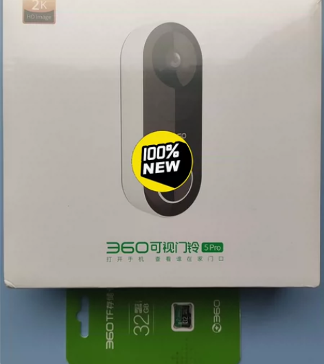 360可视门铃5Pro智能监控家用防盗门镜...