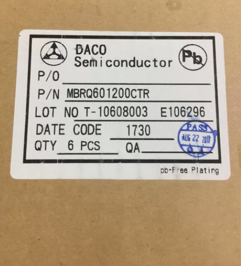 MBRQ601200CTR，模块，6只，每...