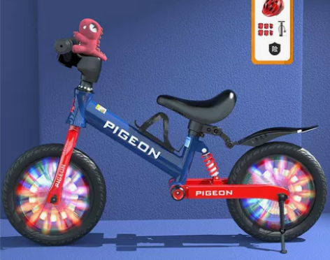 飞鸽儿童平衡车无脚踏38岁宝宝滑行滑步车小...