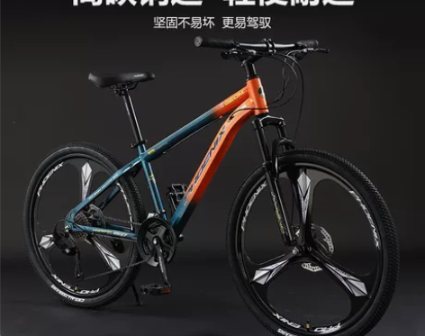 上海凤凰牌24速成人山地自行车男女学生变