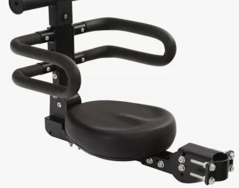 电瓶车前置折叠座椅电动自行车山地车踏板车小...