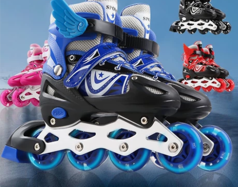 儿童溜冰鞋3-12岁男孩女孩溜冰鞋儿童旱冰...