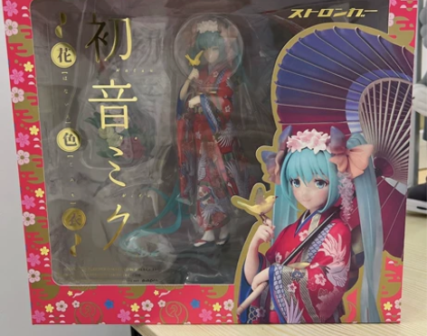 初音未来中秋深海花色衣和服初音撑伞巡音二次...