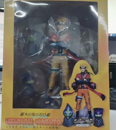 火影忍者手办六道鸣人仙人模式国产 材质：P...