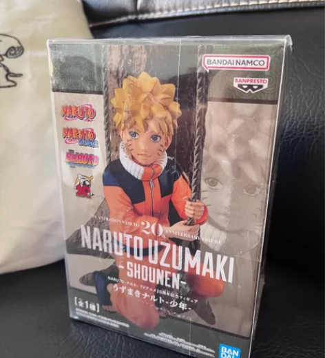 鸣人 荡秋千 日版眼镜厂 景品手办 火影忍...