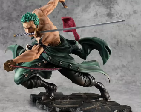 海贼王三千世界索隆手办周边三刀流草帽团路飞...