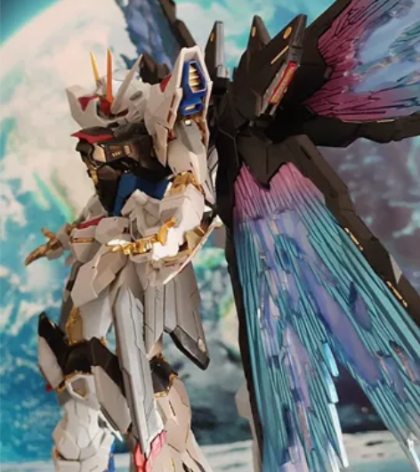 大班mg强袭自由，已拼装成品实物照，各关节...