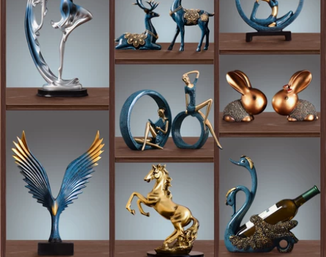 【女王价】欧式客厅家居装饰品创意电视柜酒柜...