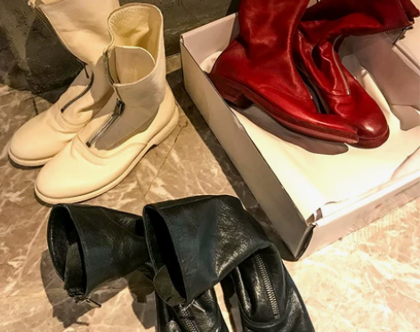 马皮origin guidi短靴女310倒...