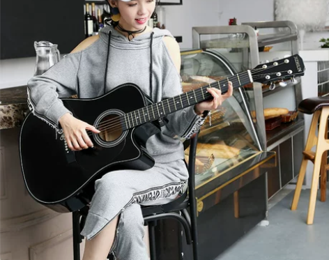 吉之琳40寸41寸吉他民谣吉他木吉他初学入...