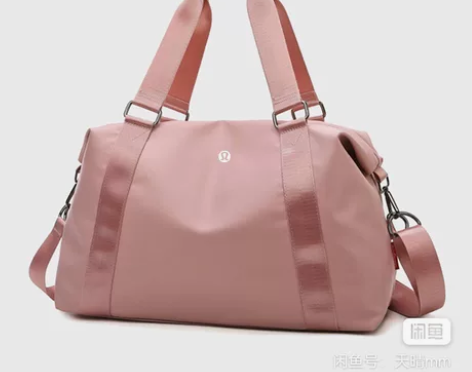 lulu男女运动休闲包手提斜跨包防水健身瑜...