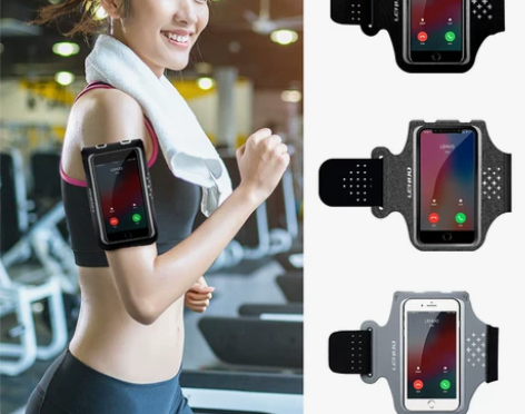 跑步手机臂包运动健身装备胳膊臂套男夏手臂带...