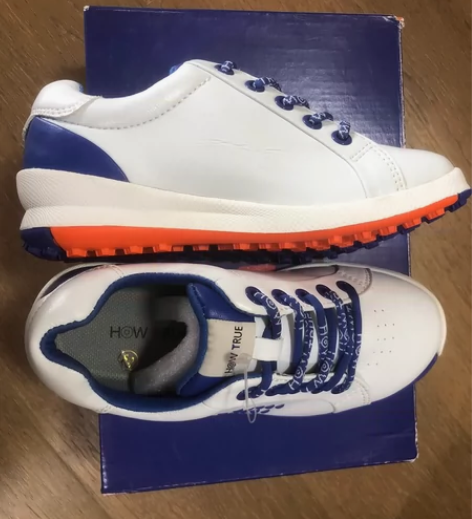 高尔夫青少年球鞋男女童防水防测滑耐磨钉透气...