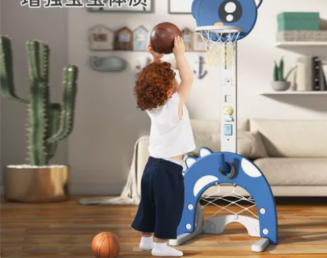 清仓处理全新儿童篮球架室内可升降宝宝2-3...