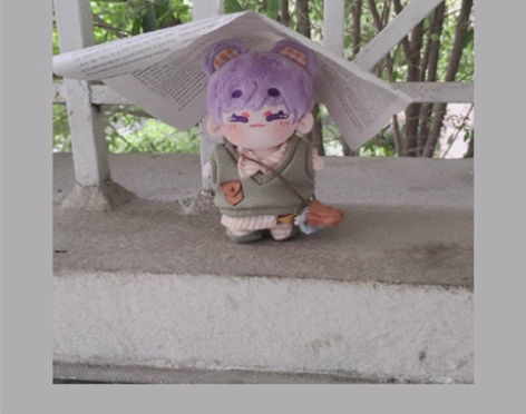 出一只嘟比,15cm棉花娃娃,基本新 感兴...