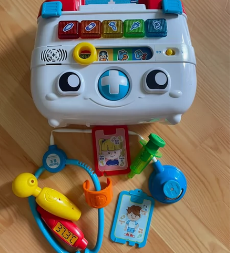 伟易达智能诊疗箱医生护士过家家互动医学玩具...