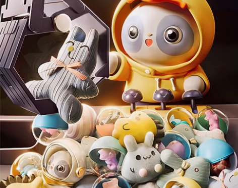 全新未拆淘嘟嘟娃娃机 夹娃娃机儿童抓公仔投...