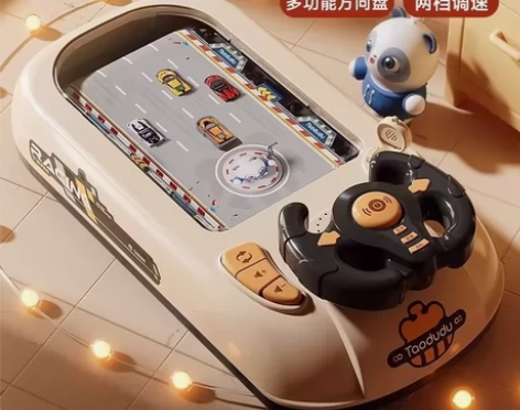 淘嘟嘟儿童赛车闯关大冒险玩具车3岁2男孩开...