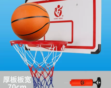 送橡胶篮球大号悬挂篮球板 室外壁挂式篮球架...