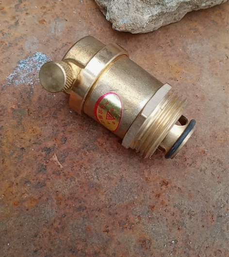 2个自动排气阀1寸黄铜排气阀丝扣直径32m...