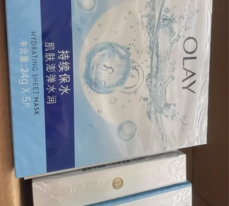 玉兰油（OLAY）锁水面膜10片装 女士护...