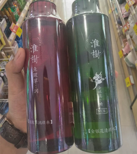 淮树大瓶水淮树金银花清颜水400ml全码 ...