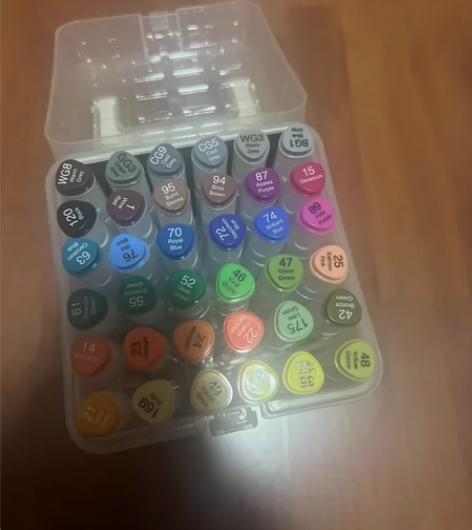 得力36色双头彩色马克笔 全新未使用过