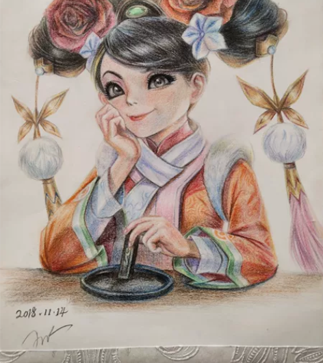 手绘王者荣耀人物，喜欢的私聊，卖画升级画材...