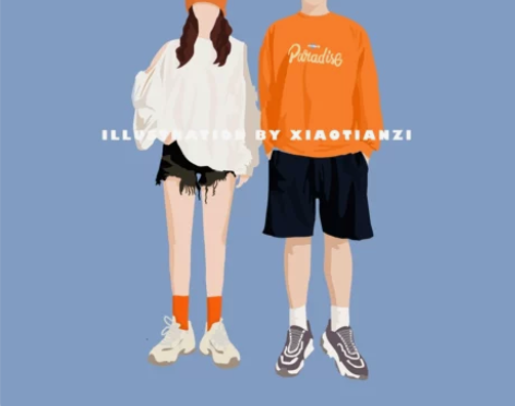 手绘新款嫡后计划人物绘画手机壁纸订作似颜绘...