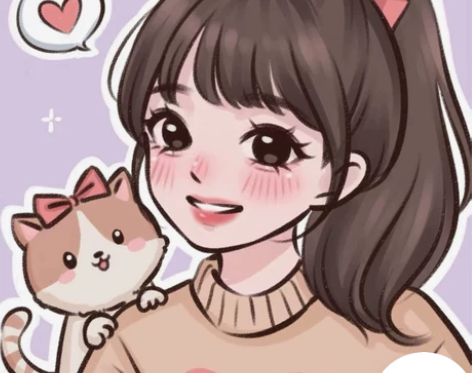 May风q版头像手绘画像卡通新年动漫宠物漫...