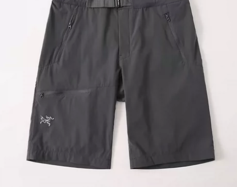 鸟家男士高端刺绣多口袋轻量软壳速干短裤，轻...