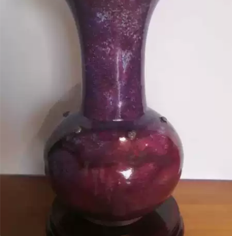 苗宗贤【荷口鼓钉尊】 苗大师手工炭烧作品 ...