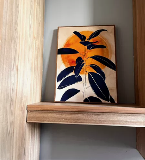 北欧ins风小众艺术客厅装饰画简约现代落地...