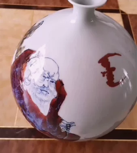 福寿双全，送老人非常好，釉色不错，搬家带不...