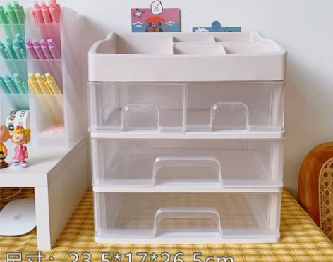 【低价清仓】实体店不干了处理化妆品收纳盒桌...