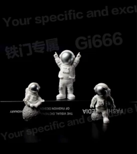 宇航员生日蛋糕装饰品网红太空人摆件酷炫星球...