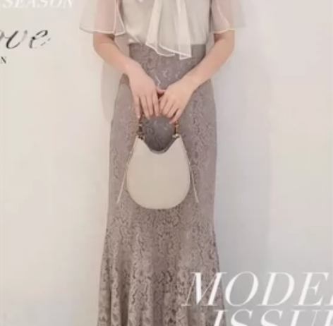 SNIDEL2023春夏新品甜美仙女高腰蕾...