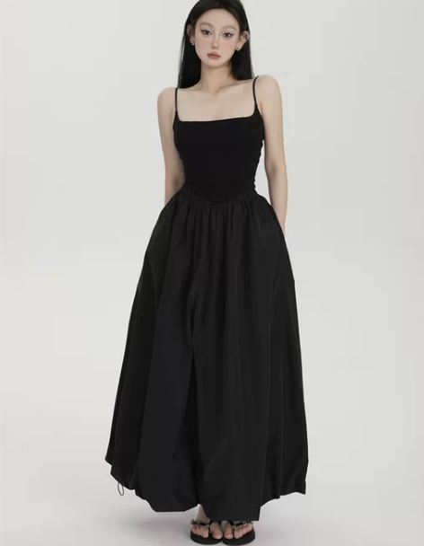 花苞裙 花苞裙短裙PEMPL半身裙女春季新...