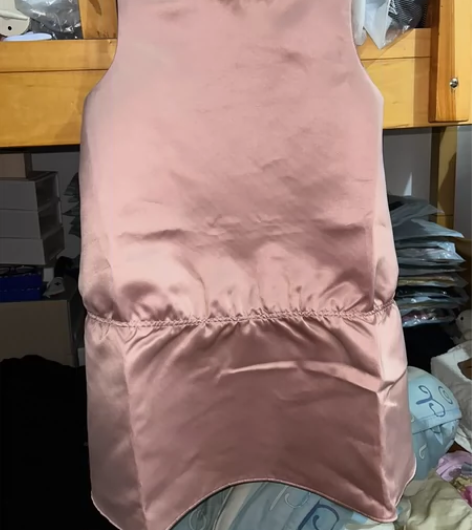 粉色裙清新自然百搭甜美气质优雅清纯美女可爱...