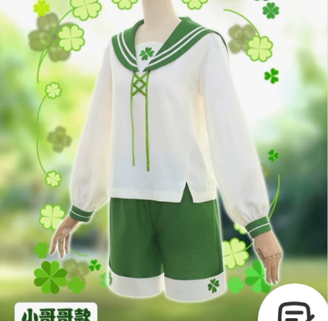 【出】初兽猫旅行青蛙拟人cos服 蛙儿子款，上下衣和帽子 L...