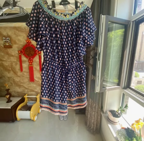 百货购入夏季纱料连体短裤-胸围90左右-松...