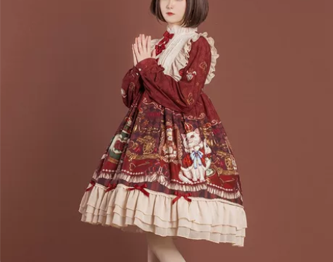 豹了个猫原创lolita皇冠熊OP 感兴趣...