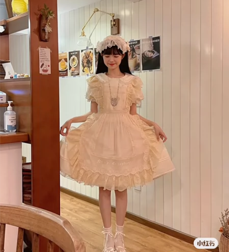 玻璃纸之夜 瓦伦西亚之夜罩裙 全新带吊牌未...