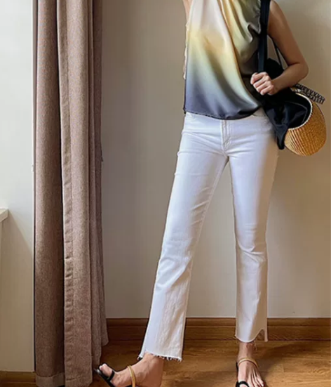 ?MOTHER INSIDER 高腰牛仔裤...