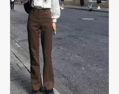 2021春季新款高腰大码牛仔裤女胖mm弹力...